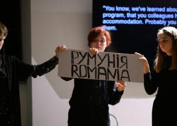 Ukrainos menininkai kviečia į spektaklį „Perkeltas gyvenimas“ | Rengėjų nuotr.