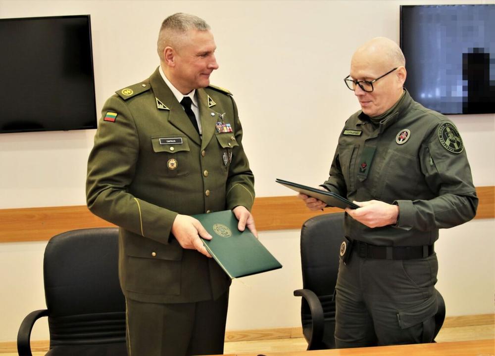 Pasieniečiai ir šauliai tęs bendradarbiavimą | vsat.lrv.lt nuotr.