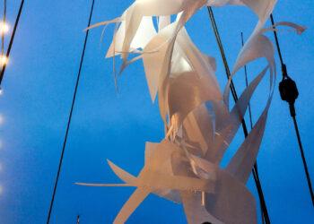 Erdvinių objektų instaliacijos „Susidūrimas“ | A. Mažūno ir N. Didenko nuotr.