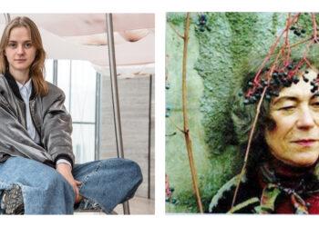 Kairėje Pakui Hardware (Ugnius Gelguda ir Neringa Černiauskaitė). Arūno Baltėno nuotrauka. Dešinėje Marija Teresė Rožanskaitė | MTR meno fondo nuotr.