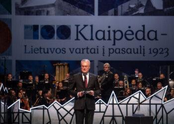 Prezidentas: prieš šimtą metų Klaipėda tapo neatsiejama lietuvių tapatybės dalimi | lrt.lt nuotr.