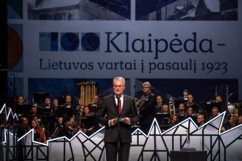 Prezidentas: prieš šimtą metų Klaipėda tapo neatsiejama lietuvių tapatybės dalimi | lrt.lt nuotr.