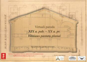  Kviečia virtuali paroda „XIX a. pab.–XX a. pr. Vilniaus pastatų planai“ | archyvai.lt nuotr.