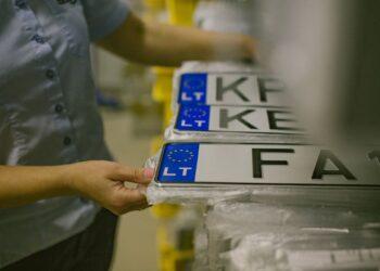 Automobilių numeriai | regitra.lt nuotr.