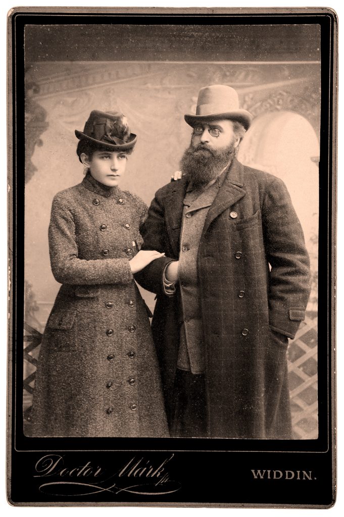 Jonas Basanavičius su žmona Gabriele Eleonora Mol-Basanavičiene apie 1885 m. | punskas.pl nuotr.