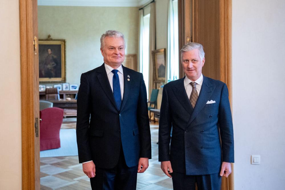 Gitanas Nausėda ir karalius Pilypas | R. Dačkaus nuotr.