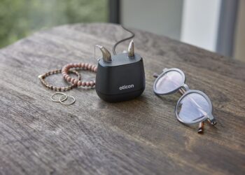 „Oticon Intent“ klausos aparatų kroviklis | audiomedika.lt nuotr.