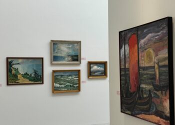 Atidaryta Nidos menininkų paroda Arenšopo meno muziejuje Vokietijoje | lrkm.lrv.lt nuotr.