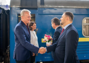 G. Nausėda lankosi Ukrainoje | R. Dačkaus nuotr.