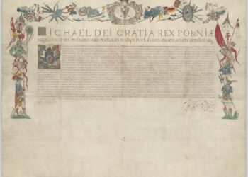 Lietuvos didžiojo kunigaikščio ir Lenkijos karaliaus Mykolo Kaributo Višnioveckio (1669–1673) išduota privilegija, kuria Mykolas Kazimieras Pacas (1624–1682) skiriamas Vilniaus vaivada. 1669 m. spalis | Nacionalinio M. K. Čiurlionio dailės muziejaus nuotr.