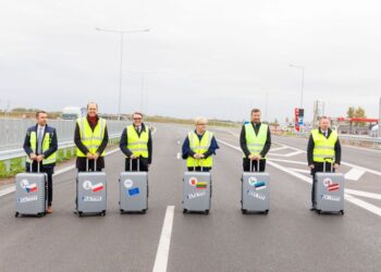 Kelio „Via Baltica“ dalies atidarymas | sumin.lrv.lt nuotr.