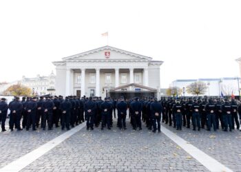 Statutinių tarnybų vadovų inauguracija | policija.lrv.lt nuotr.