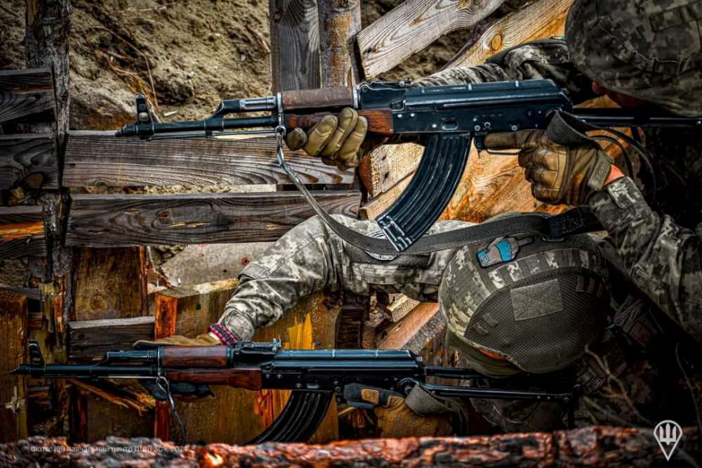 Karas Ukrainoje | facebook.comGeneralStaff.ua nuotr.