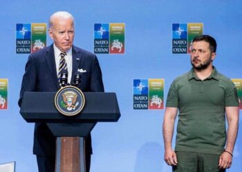 Džo Baidenas (Joe Biden) ir Volodymyras Zelenskis | nato.int nuotr.