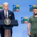 Džo Baidenas (Joe Biden) ir Volodymyras Zelenskis | nato.int nuotr.