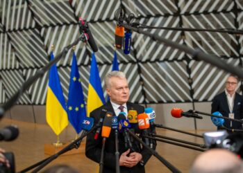 G. Nausėda EVT susitikime Briuselyje | R. Dačkaus nuotr.