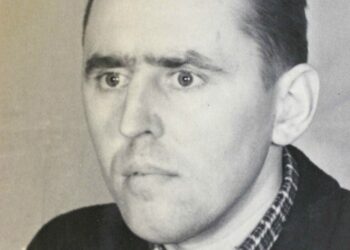 Alfonsas Svarinskas Abezės lageryje. Komijos ASSR, 1955 m. | Okupacijų ir laisvės kovų muziejaus rinkinių nuotr.