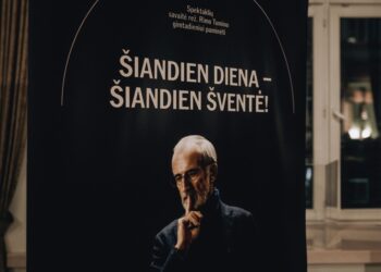 Rimas Tuminas buvo didysis švenčių ieškotojas ir scenoje, ir už jos ribų | Marijos Frolovos nuotr.