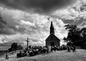 Žemaičių Kalvarija, 1977 m. Iš ciklo „Atlaidai“ | R. Požerskio nuotr.