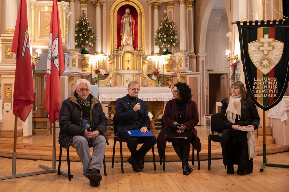 LGGRTC vadovas dr. A. Bubnys kalba apie L. Baliukevičių-Dzūką | genocid.lt nuotr.