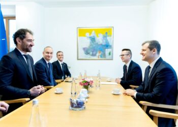 G. Paluckas susitinka su FIBA Europe prezidentu