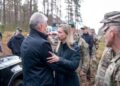 Prezidentas lankosi Generolo S. Žukausko poligone kur dingo 4 JAV kariai, 2025-03-28