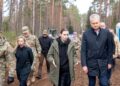 Prezidentas lankosi Generolo S. Žukausko poligone kur dingo 4 JAV kariai, 2025-03-28