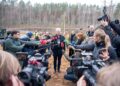 Prezidentas lankosi Generolo S. Žukausko poligone kur dingo 4 JAV kariai, 2025-03-28