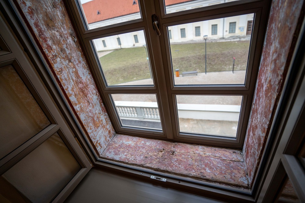 Išlikę autentiški durų ir langų apvadai | S. Samsonas, LNM nuotr.