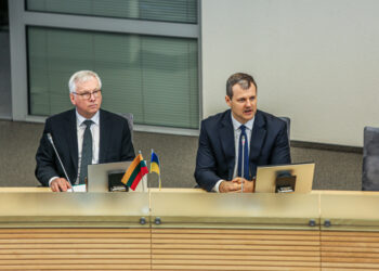 Rimantas Šadžius ir Gintautas Paluckas