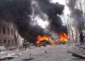 Rusijos išpuolis Sumų mieste