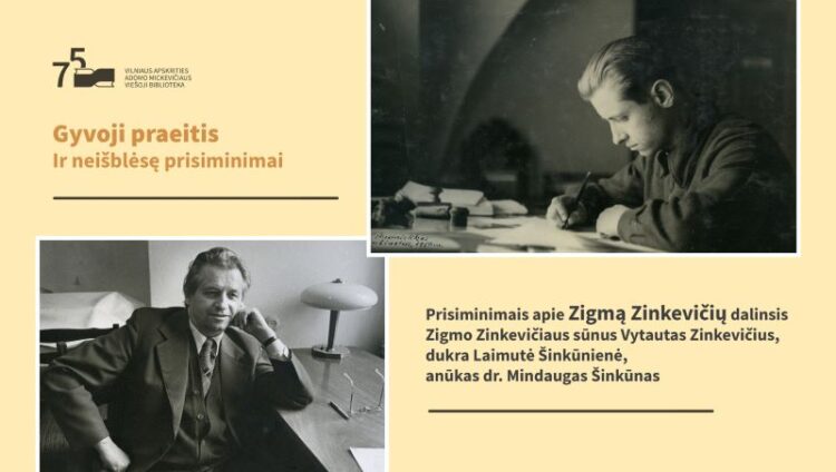 „Gyvoji praeitis ir neišblėsę prisiminimai“: prisiminimai apie Zigmą Zinkevičių | voruta.lt nuotr.