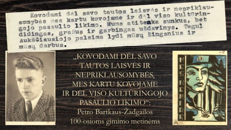 Kviečia Petro Bartkaus-Žadgailos 100-osioms gimimo metinėms skirta paroda | voruta.lt nuotr.