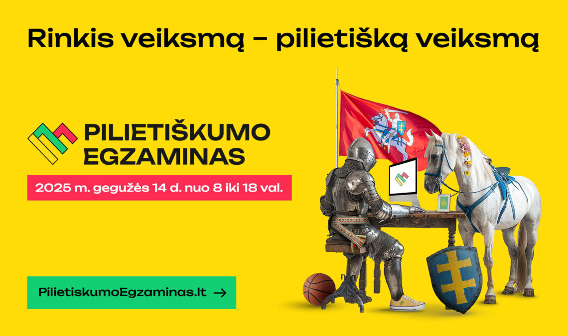 Pilietiškumo egzaminas. Plakatas
