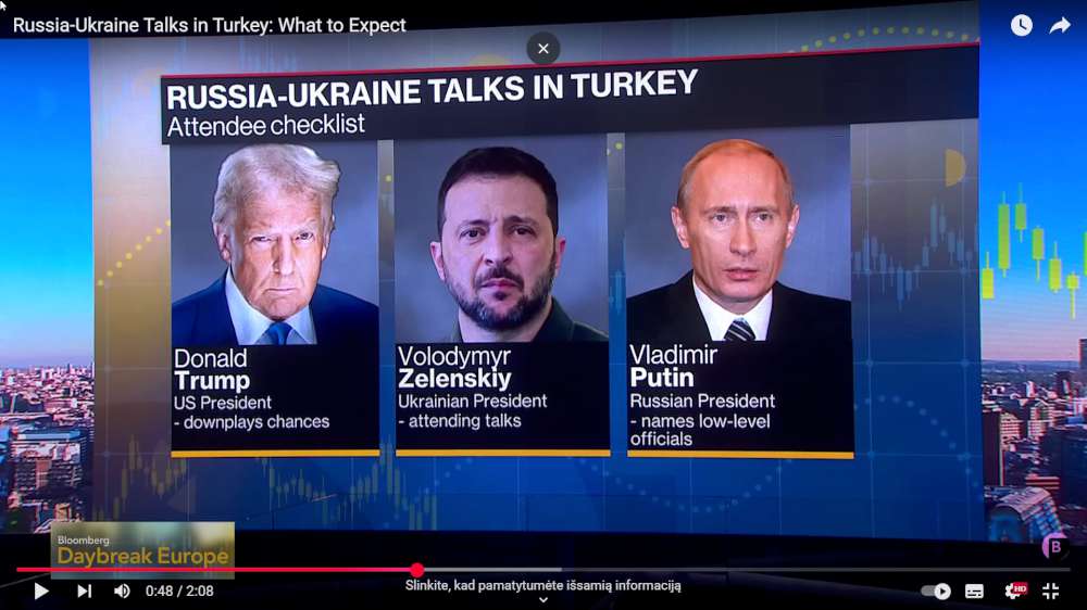 Trampas, Zelenskis, Putinas, Turkija