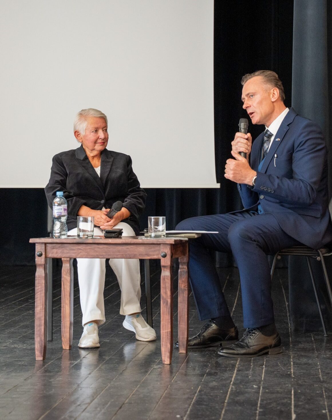 Auksutė Ramanauskaitė-Skokauskienė ir Alkas Paltarokas | voruta.lt nuotr.
