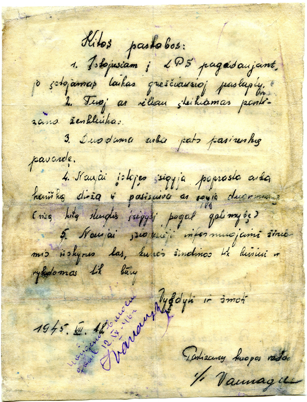 A. Ramanausko-Vanago pastabos po priesaika | Rengėjų nuotr.
