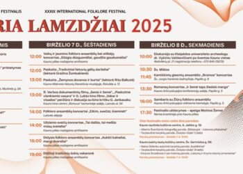 Kauną užlies folkloro garsai – vyks XXXIX tarptautinė folkloro šventė „Atataria lamzdžiai 2025“ | ktkc.lt nuotr.