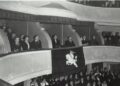Klaipėdos krašto prijungimo prie Lietuvos valstybės iškilmingas minėjimas Kaune, Valstybės teatre 1938 m. sausio 15 d. | Istorinės Lietuvos Respublikos Prezidentūros Kaune archyvo nuotr.