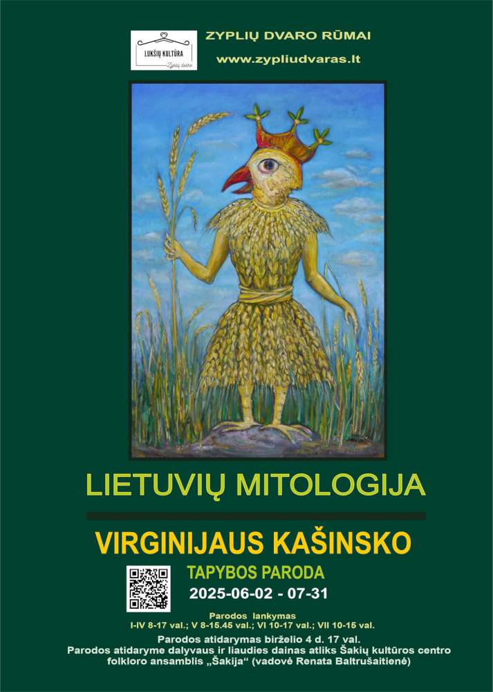 Virginijaus Kašinsko tapybos paroda „Lietuvių mitologija“