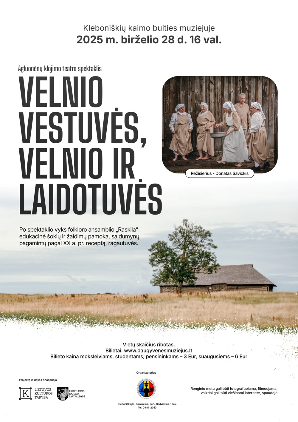 Kleboniškių muziejaus klojime – intriguojančios „Velnio vestuvės, velnio ir laidotuvės“ | L. Prascevičiūtės nuotr.