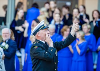 Chorų šventės „Su jūra dainuok“ meno vadovas Rimgaudas Juozapavičius | R. Kucevičiūtės nuotr.