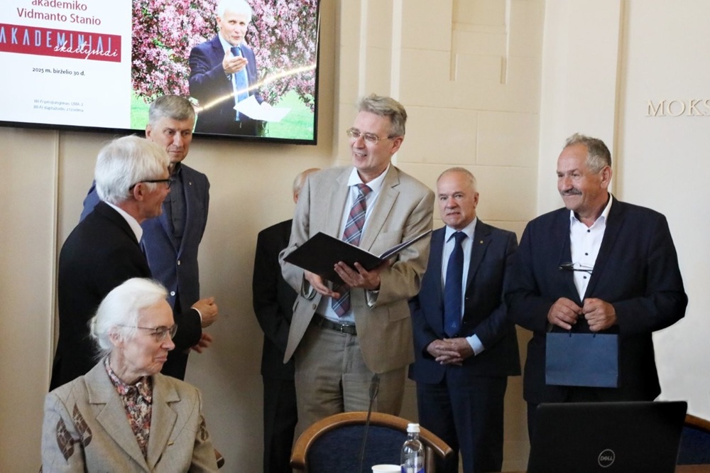 Akademiko V. Stanio skaitymai apie augalus ir tvarumą | lma.lt nuotr.