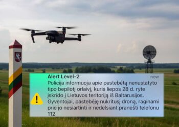 Į Lietuvą vėl įskriejo dronas