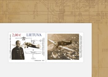 Lėktuvo ANBO šimtmetis: Lietuvos paštas išleidžia pašto ženklą