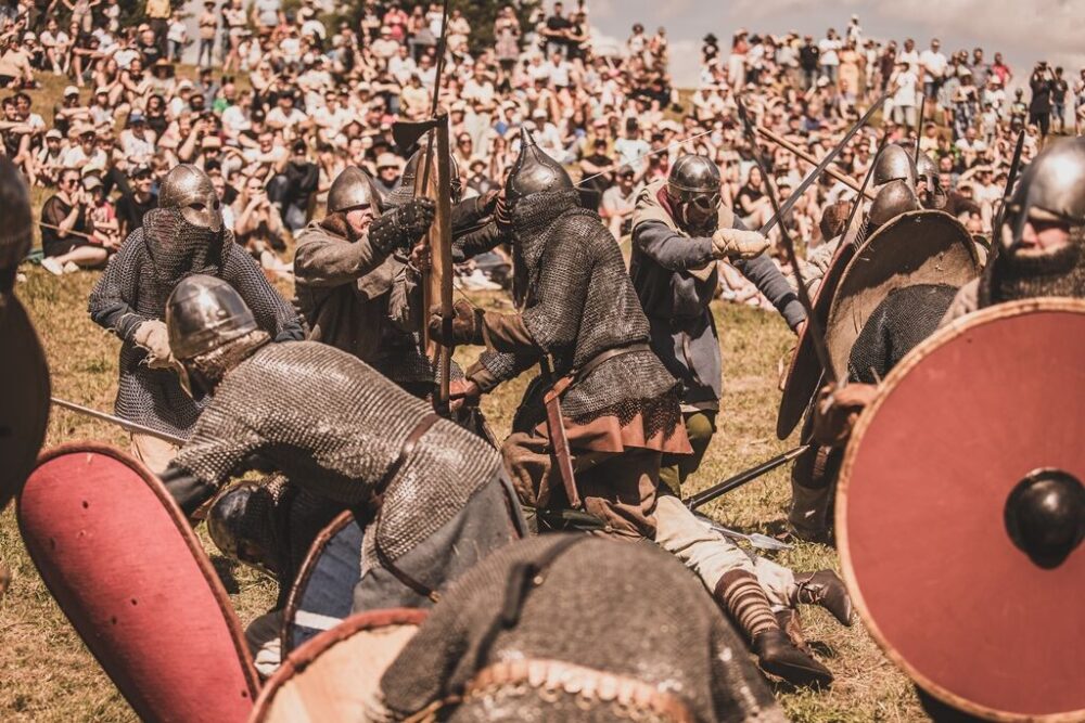 Viduramžių kovos Kernavėje | Rekografia nuotr.
