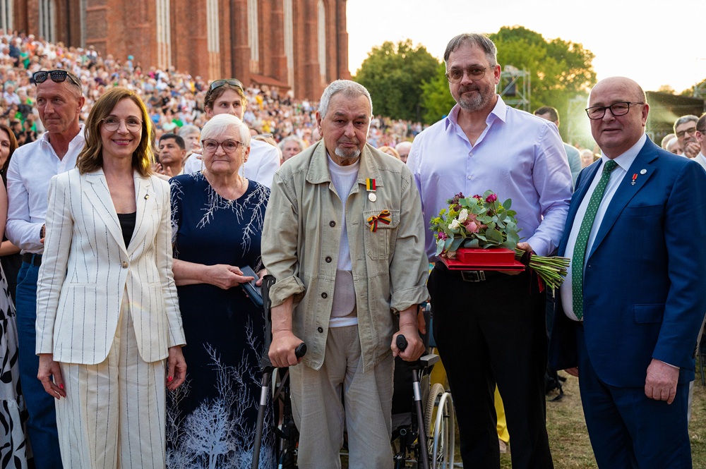 Nuopelnai Kaunui – įvertinti Santakos garbės ženklais | kaunas.lt nuotr.