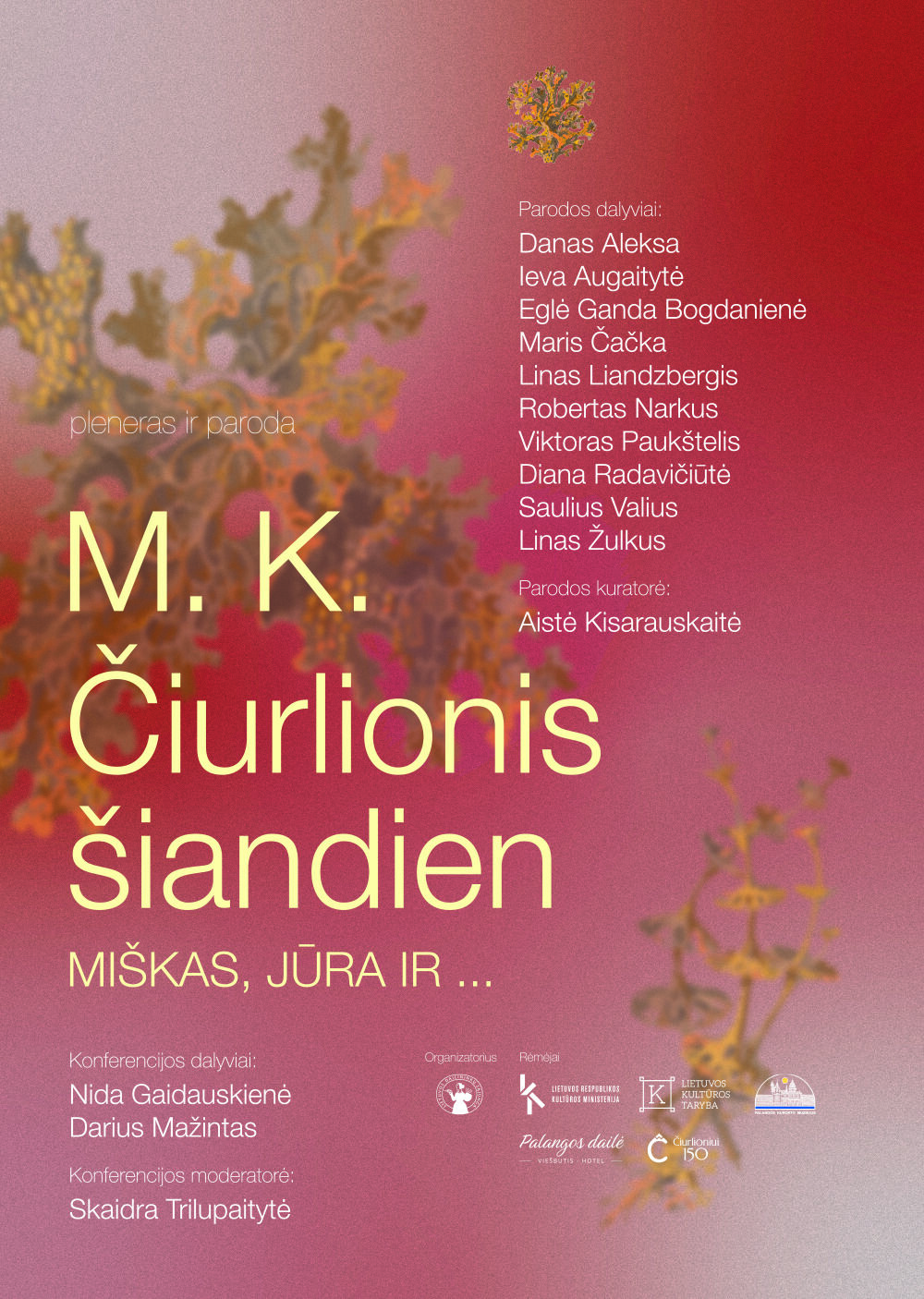 Palangos kurorto muziejuje veikia paroda „M. K. Čiurlionis šiandien: Miškas, jūra ir…“ 