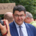 Protestas prie URM