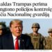 D. Trampas siunčia nacionalinę gvardiją į JAV sostinę